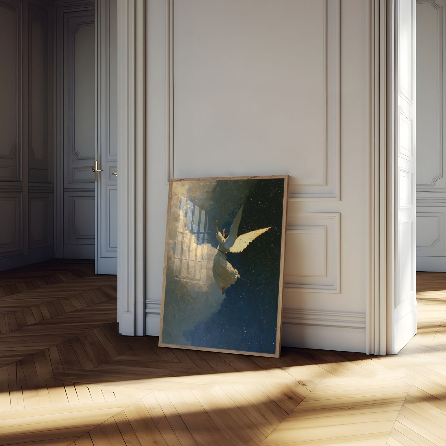 Angel Ascending to Heaven Poster