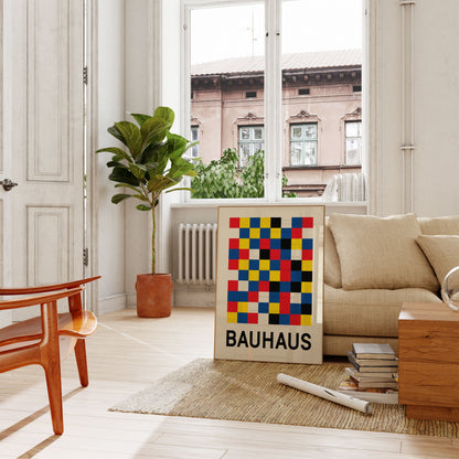 Bauhaus Geometric Design Poster