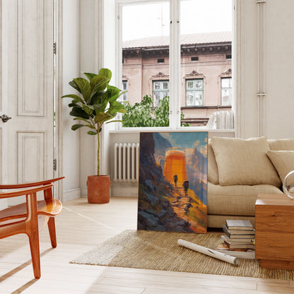 Mountain Beer Adventure Poster