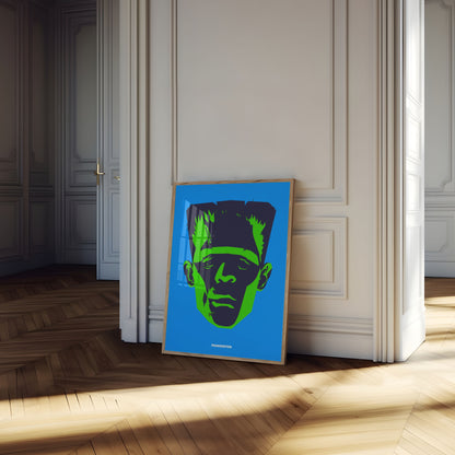 Frankenstein Monster Pop Art Poster