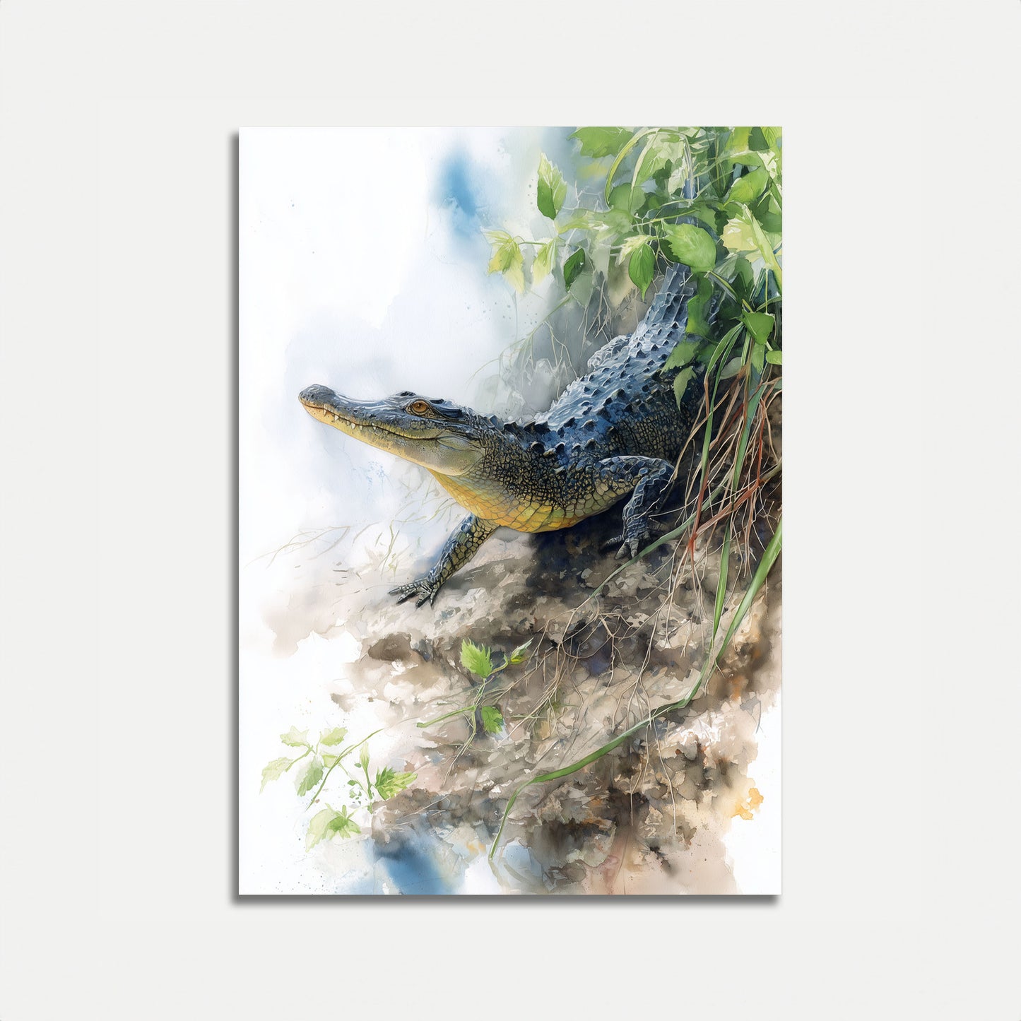 Póster de acuarela de Ancient Predator