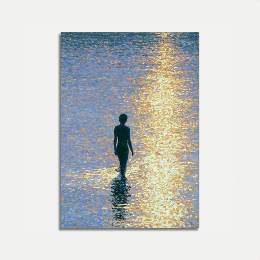 Plakat: Guldig Solnedgang, Figursetning