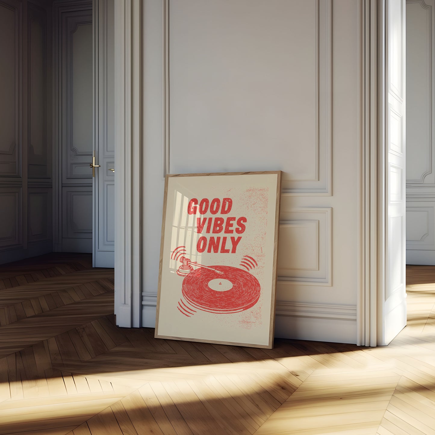 Solo Vibrazioni Positive Poster Vintage