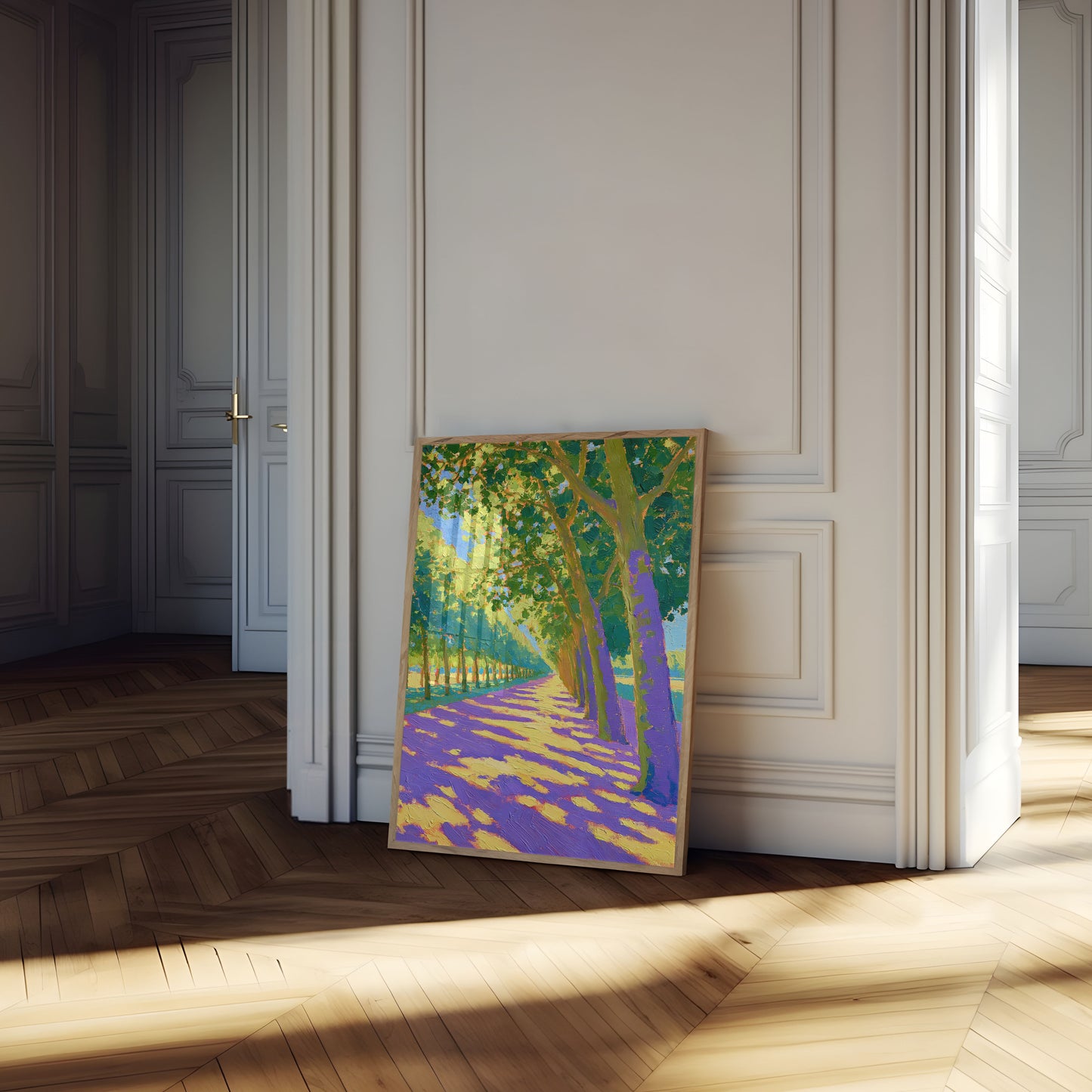 Allee im Schatten Poster