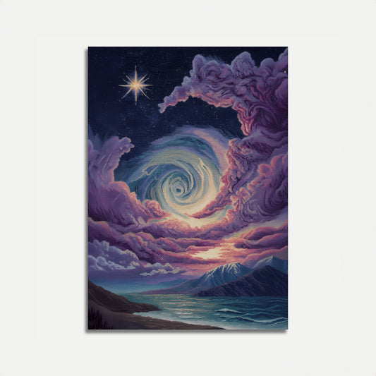 Affiche Portail Cosmique dans les Nuages