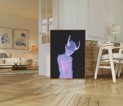 Glödande Energy Spirit Poster