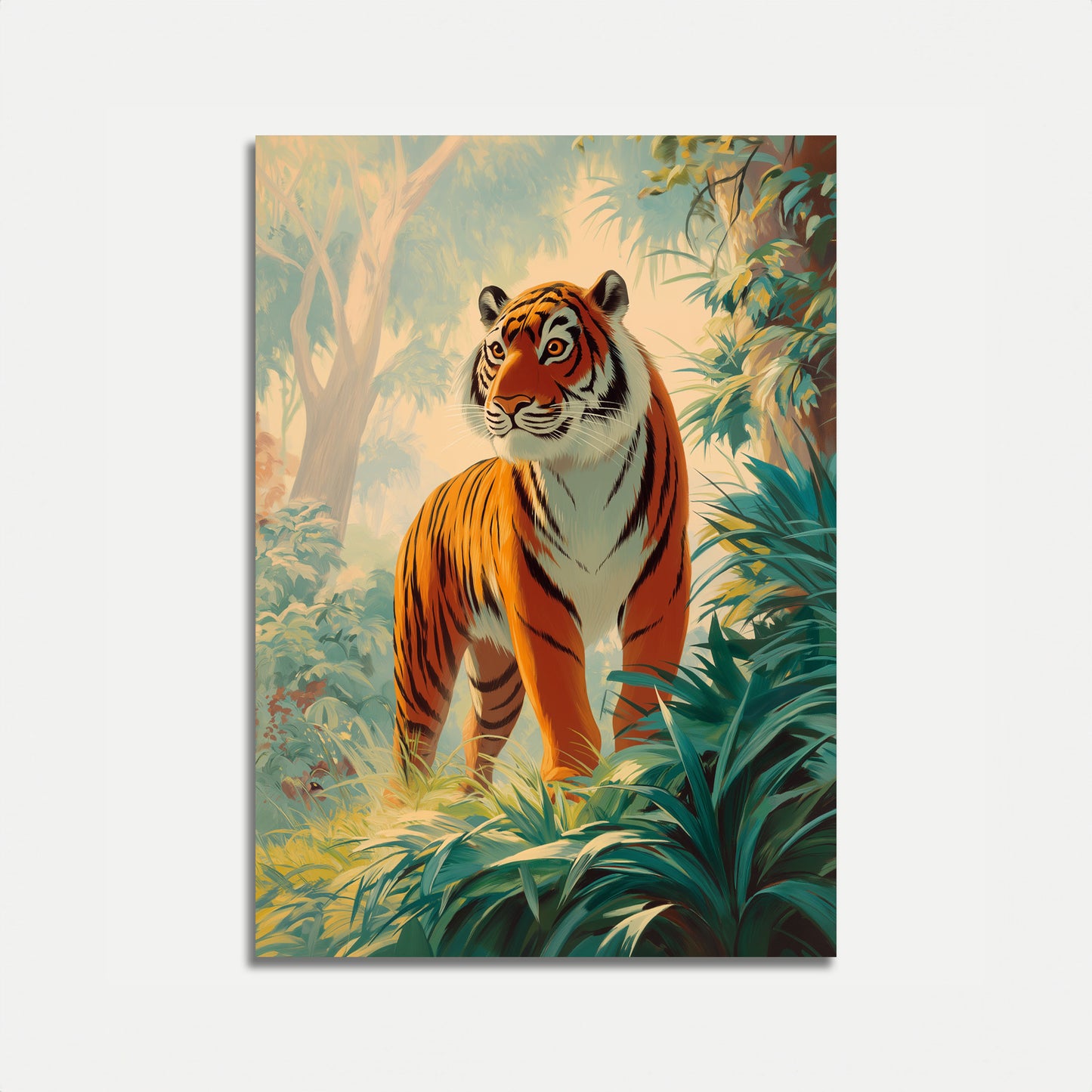 Majestic Tiger in Jungle Poster