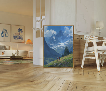 Mountain Trail Wilderness Poster