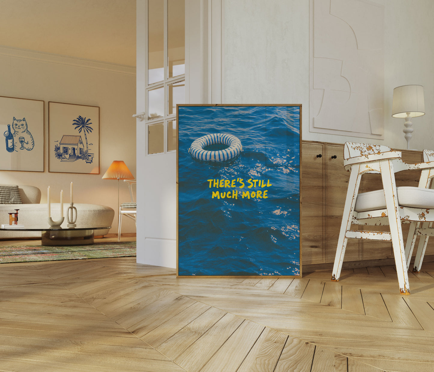 Nástěnka s plaveckým kruhem Ocean Vibes