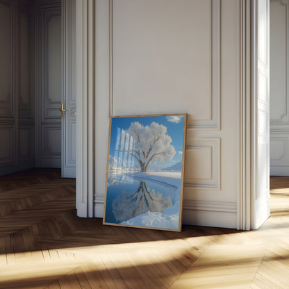 Póster de invierno de Frosted Solitude