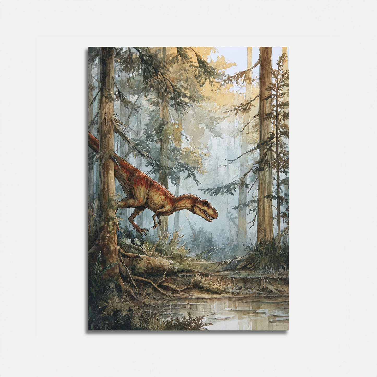 Ancient Forest Predator Poster