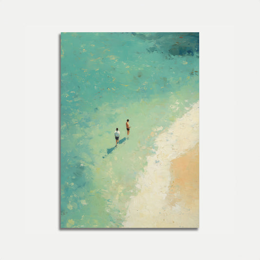 Poster Spiaggia Paradiso Tropicale per Guadare