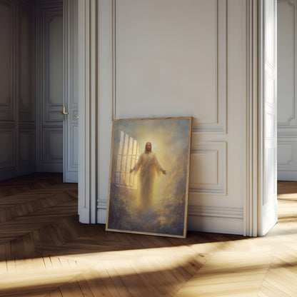 Divine Radiance Christian Poster