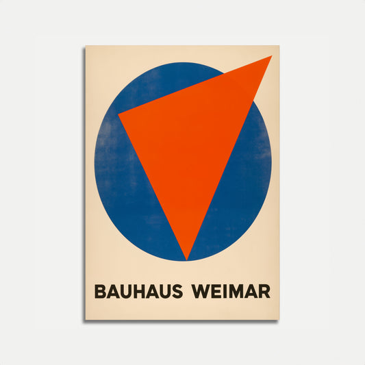 Bauhaus Weimar Geometric Poster