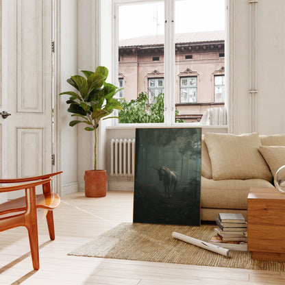 Mystical Unicorn Forest Poster