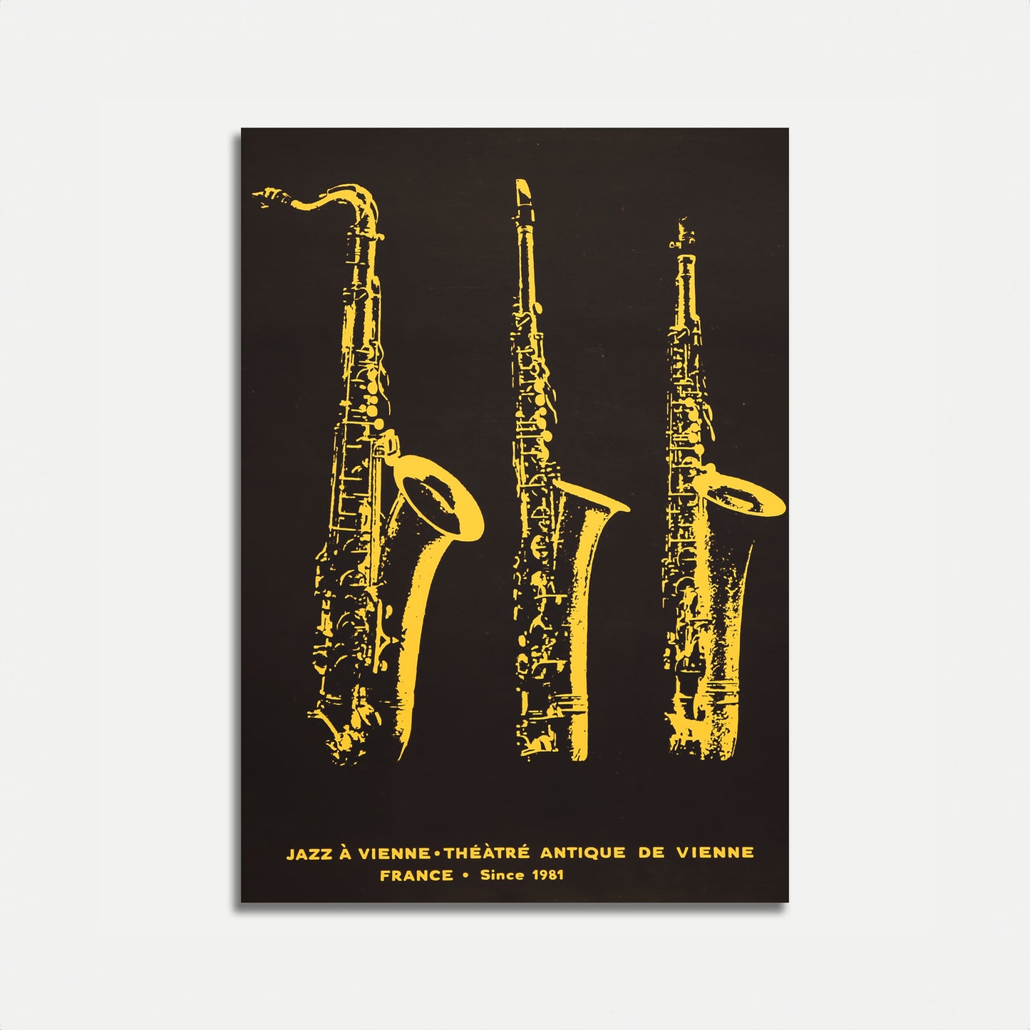 Jazz à Vienne Vintage-Plakat