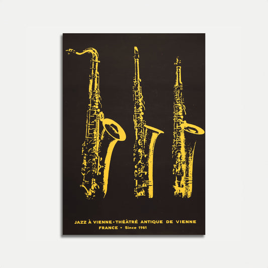 Cartel Vintage Jazz à Vienne