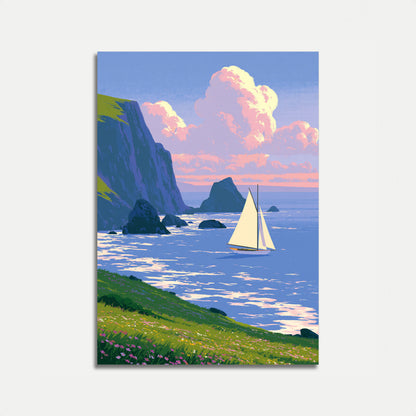 Poster Scogliere Costiere Vela