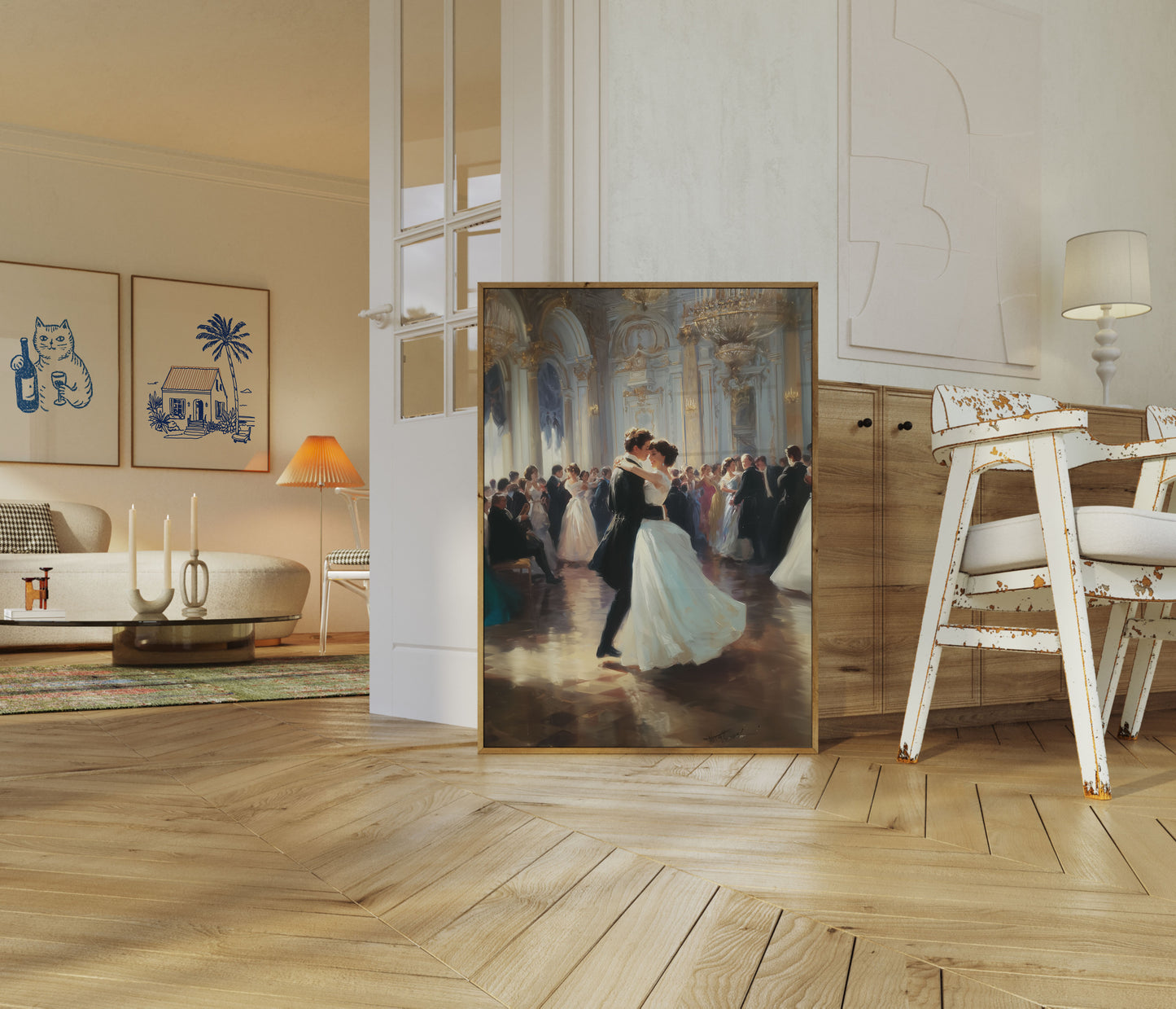 Elegant Ballroom Dans Poster