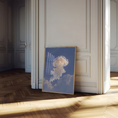 Świetlisty Plakat Oceanu Meduz