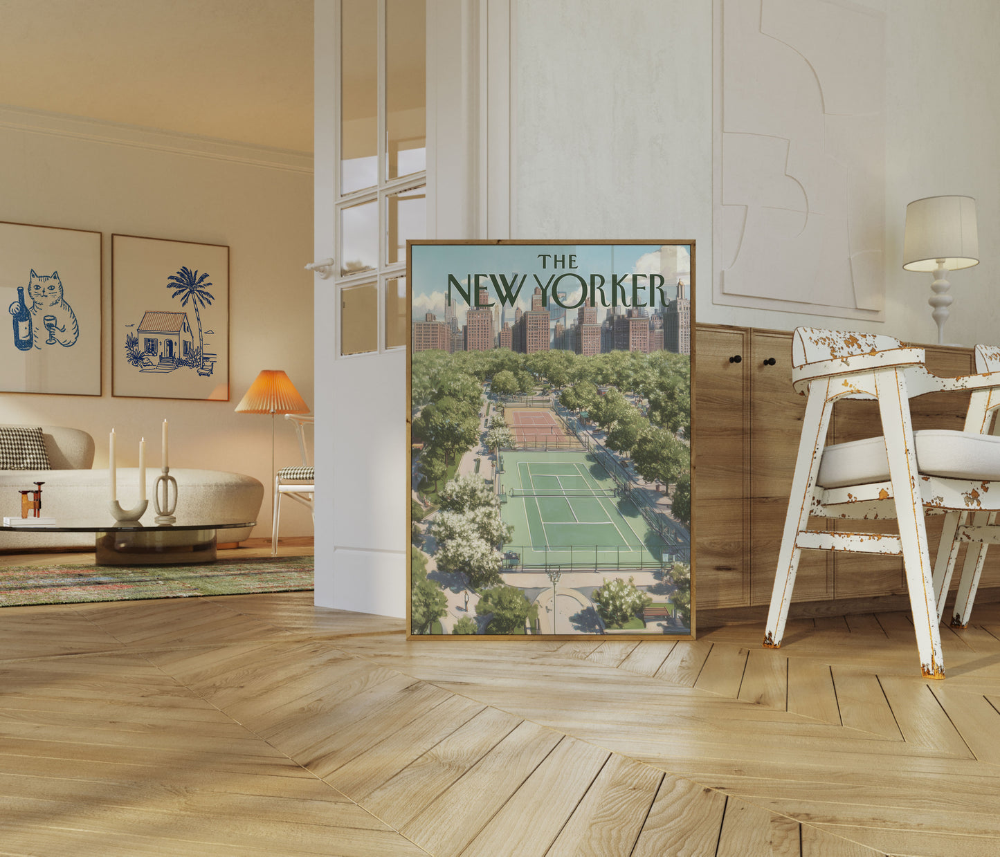 Urban Tennis Central Park Poster