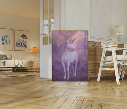 Poster Fantasy dell'Unicorno Magico