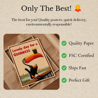 Lovely Day for Guinness Poster