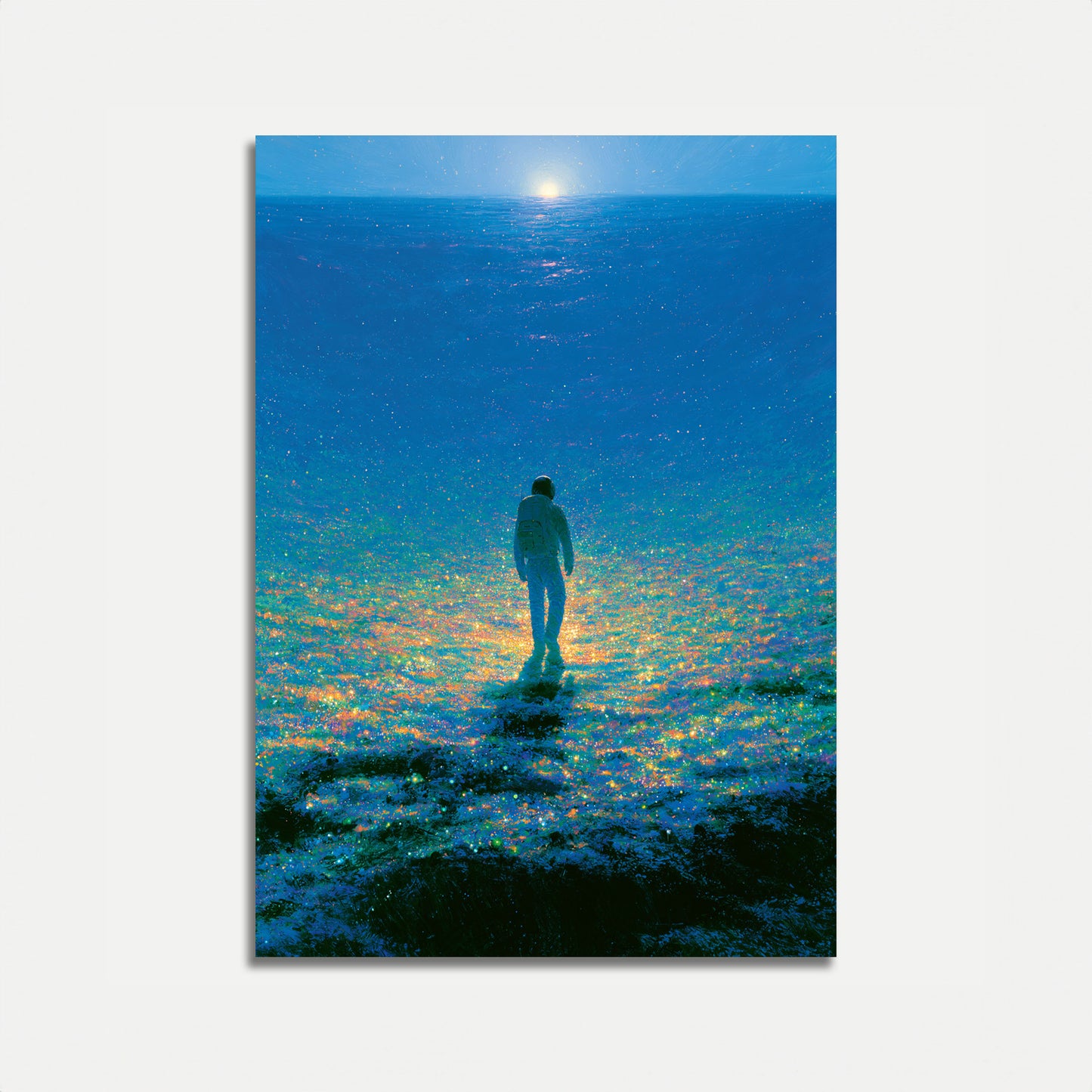 Contemplation by the Sea Poster