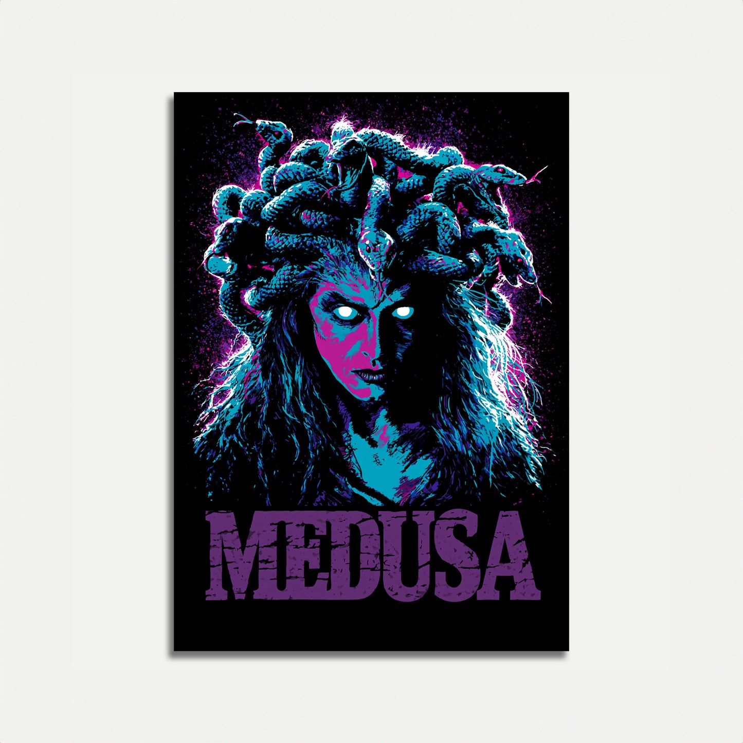Plakát Medúza Neonová Mytologie