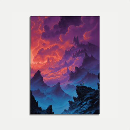 Pôster do Reino Montanhoso de Fantasia Épica