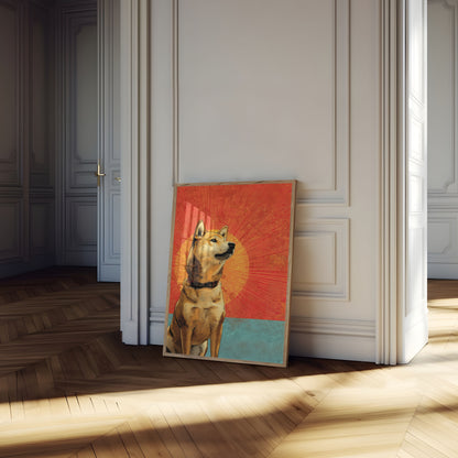 Radiant Shiba Inu Poster