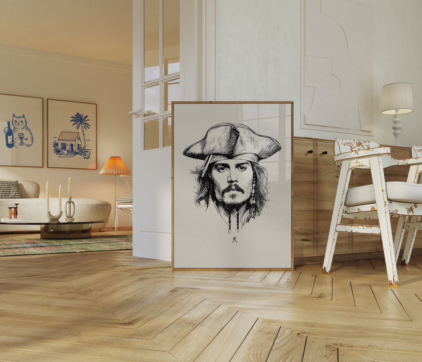 Póster del Capitán del Caribe