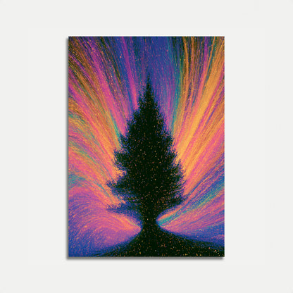 Cosmic Energy Tree Poster