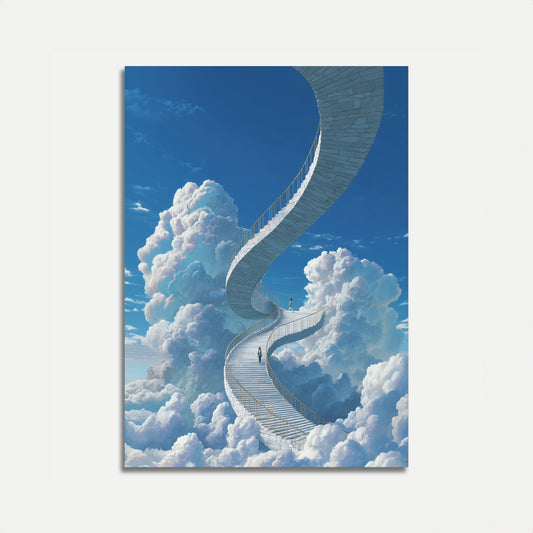 Stairway to Clouds Poster