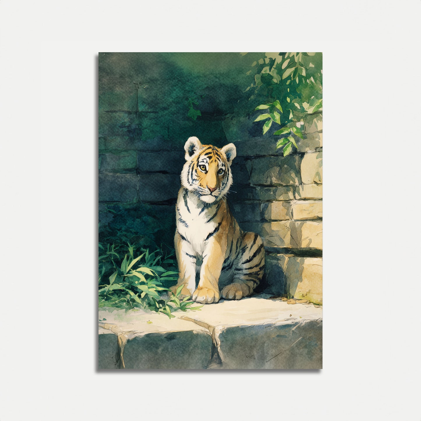 Majestic Tiger Sanctuary Poster