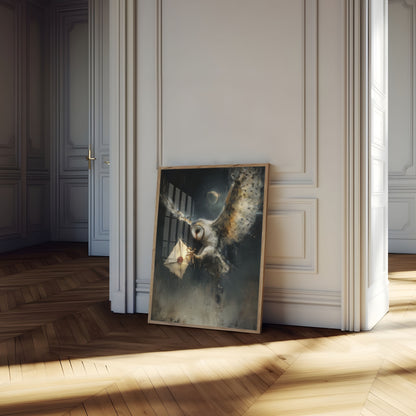 Gufo Messaggero Mistico Poster
