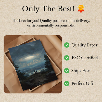 Utenomjordisk Møte Himmel Plakat