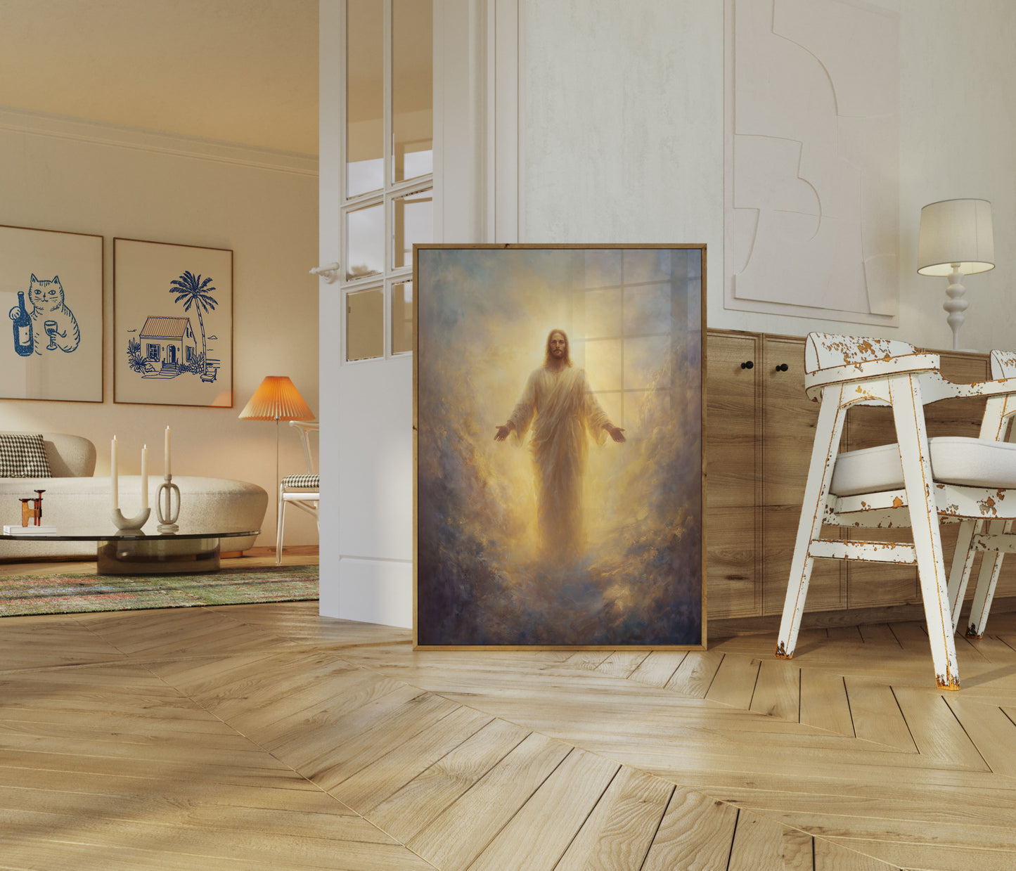 Divine Radiance Christian Poster