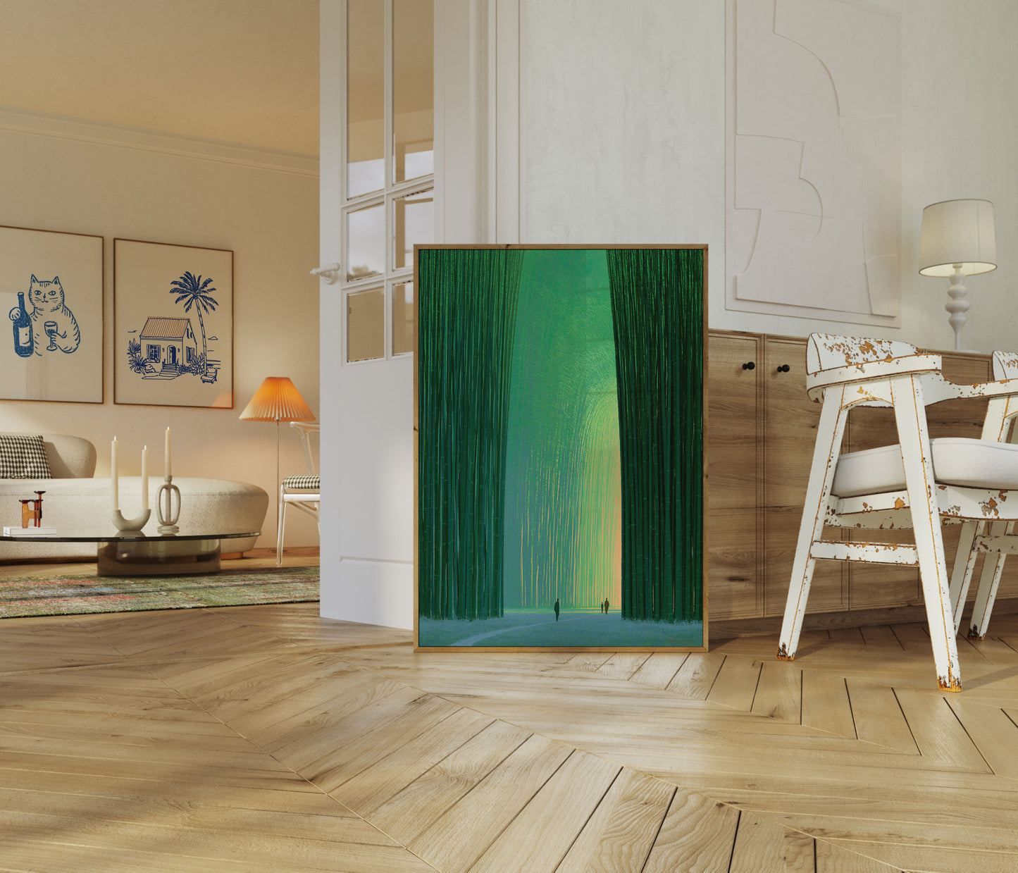 Viale Cattedrale Foresta Poster