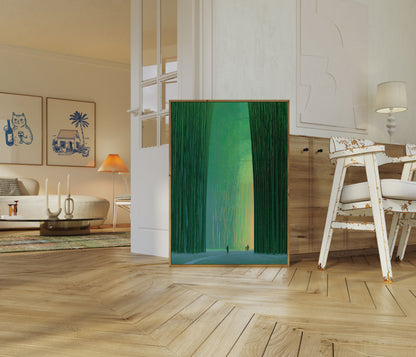 Viale Cattedrale Foresta Poster