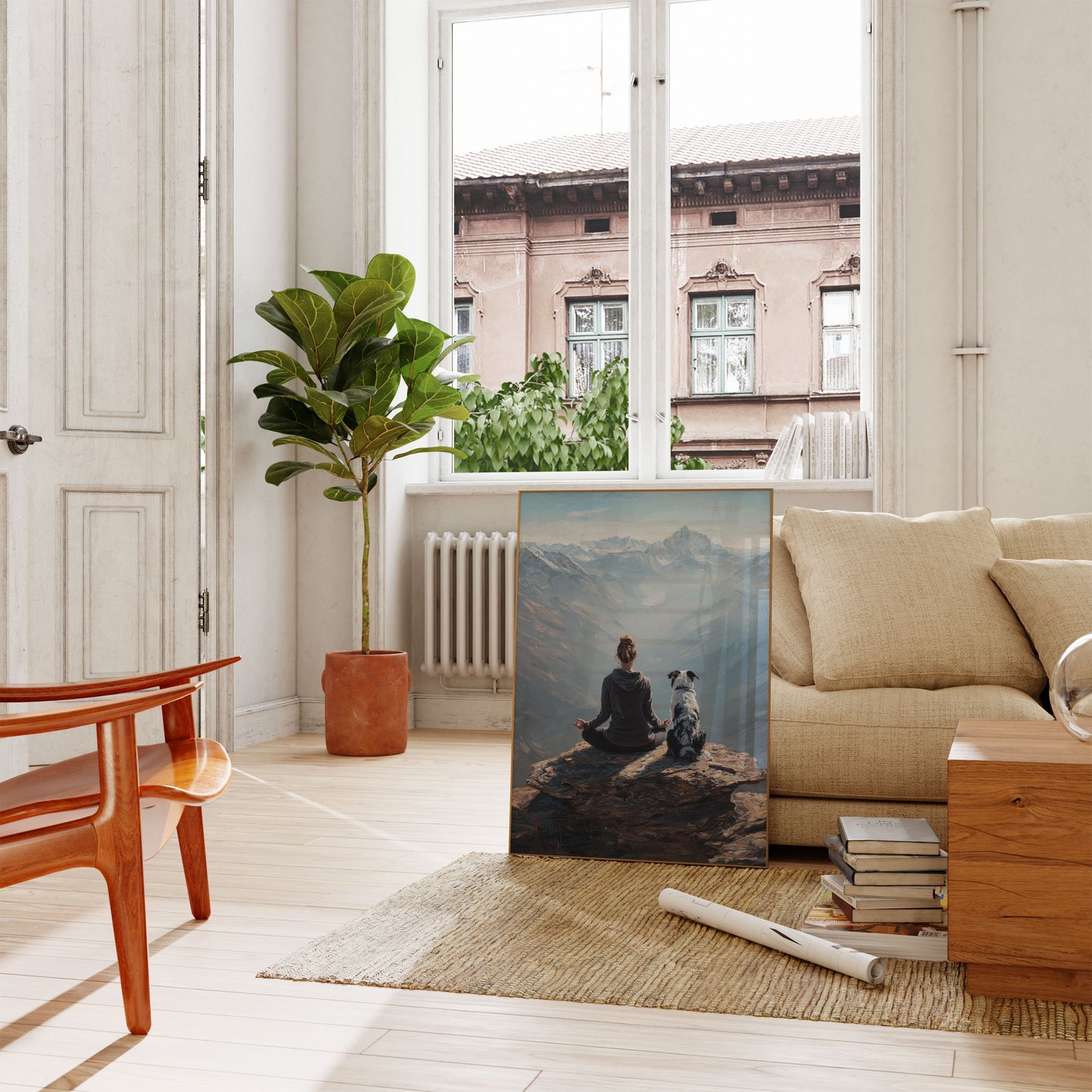 Bjergmeditationers Følgesvende Plakat