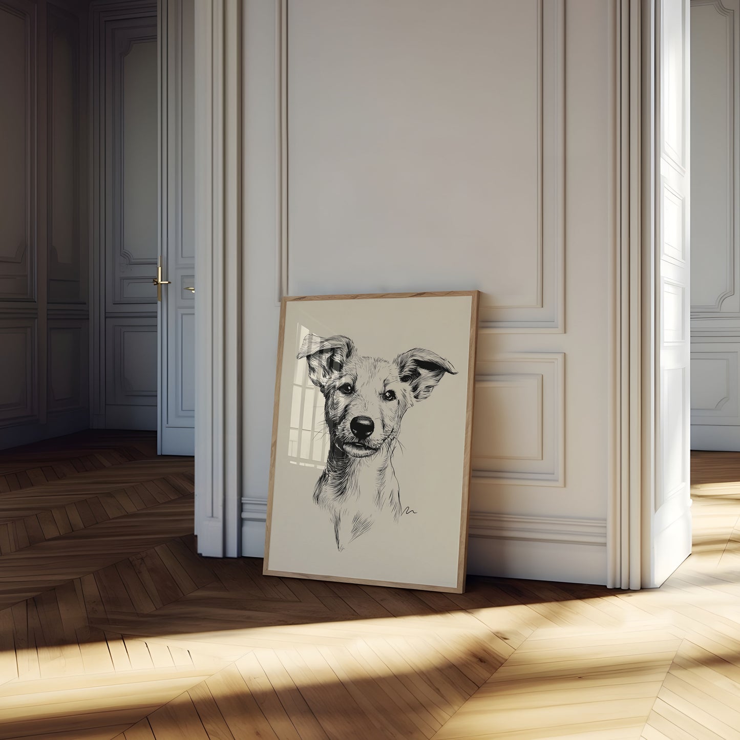 Schizzo di Cucciolo Adorabile Poster