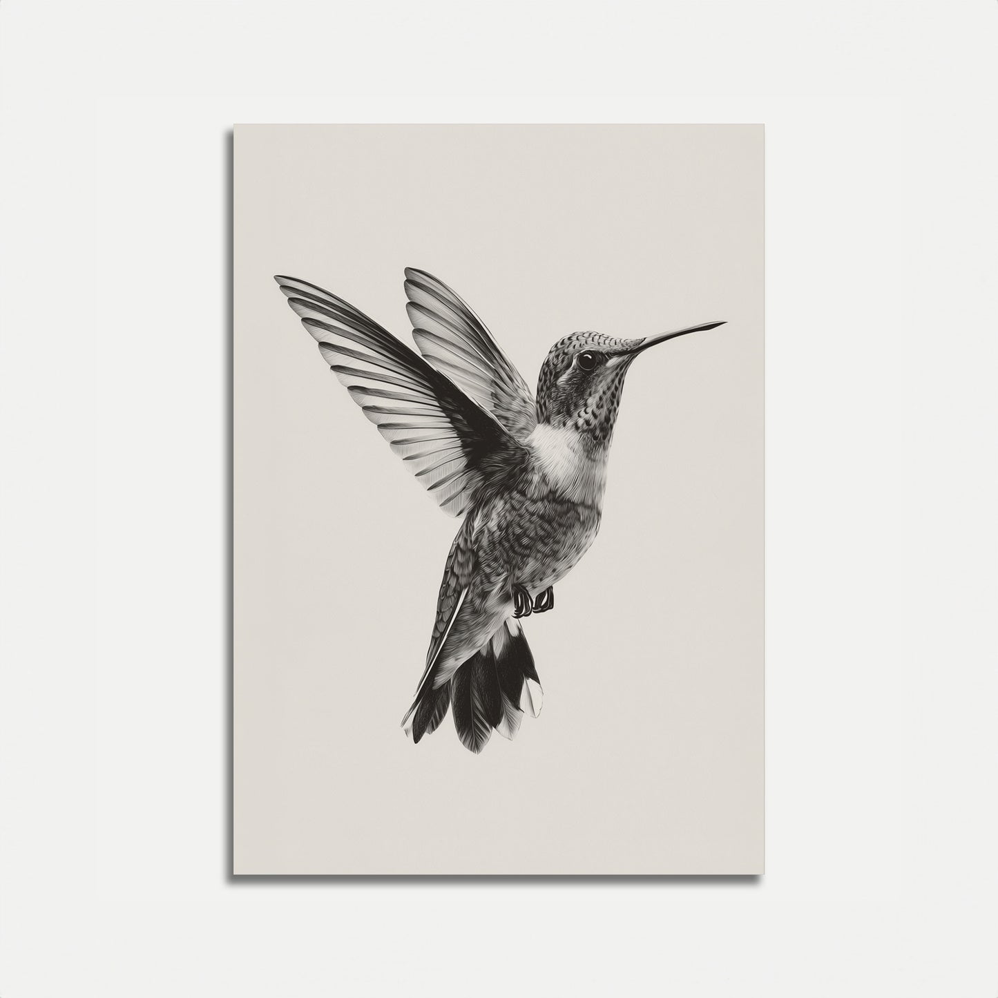 Poster di Volo di Colibrì Elegante