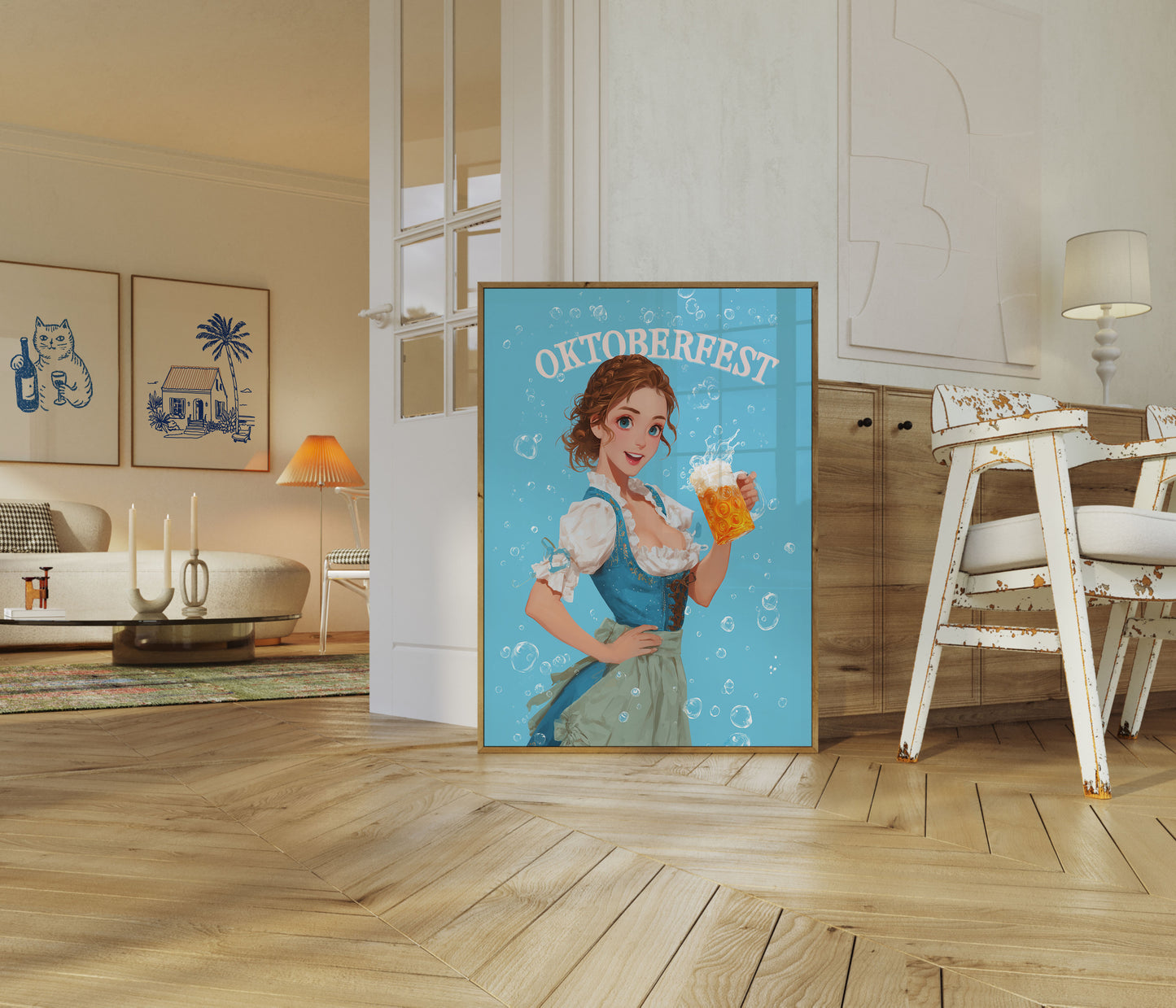 Festive Oktoberfest Beer Celebration Poster