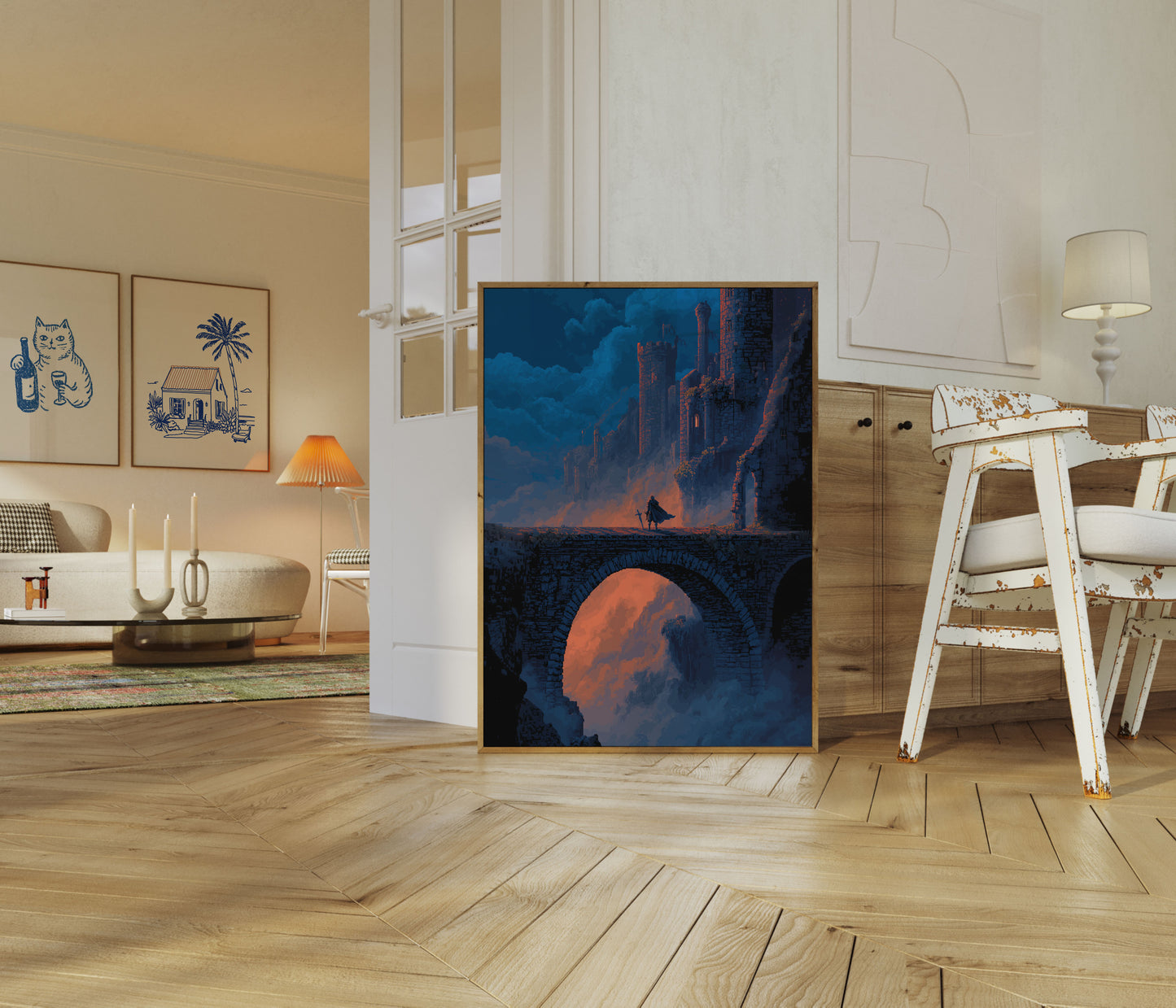 Warrior at the Castle Poster