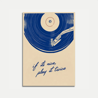 Vintage Vinyl Music Lover Poster