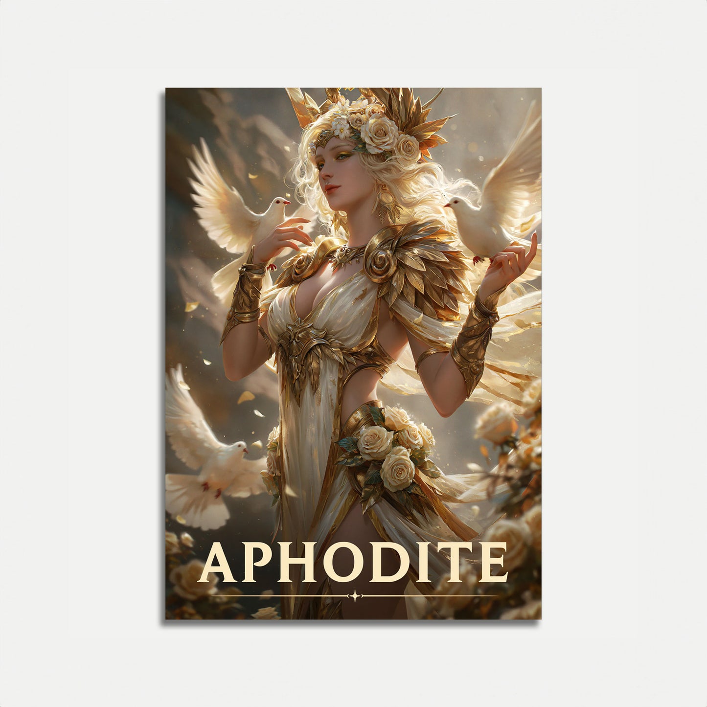 Aphrodite Golden Goddess Poster