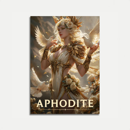 Aphrodite Golden Goddess Poster