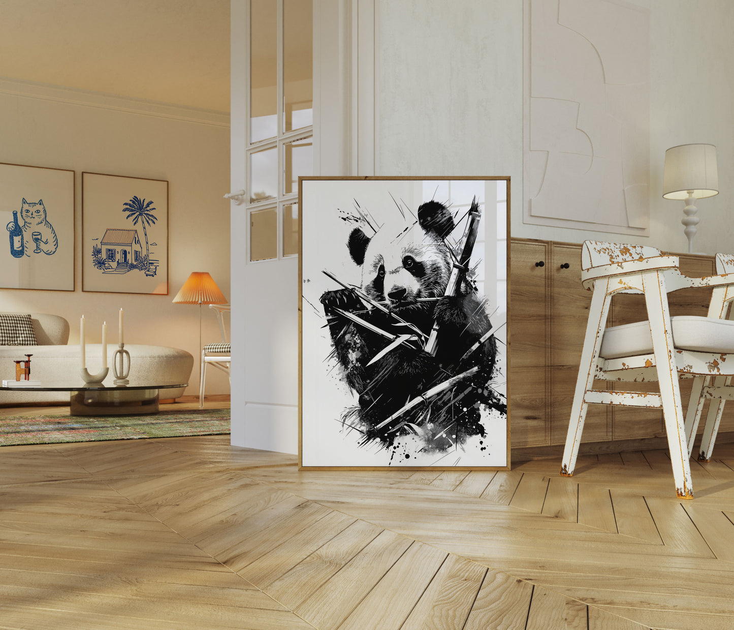 Panda Warrior Dynamic Poster