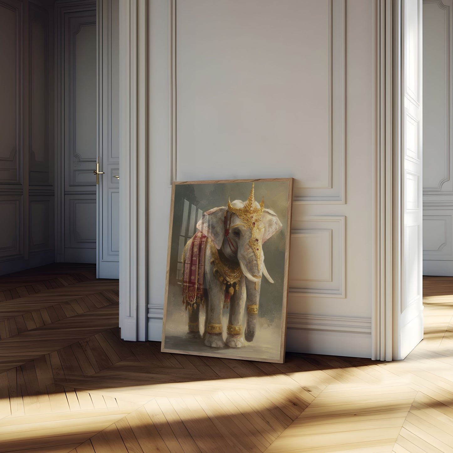 Royal Thai Elephant Majesty Poster